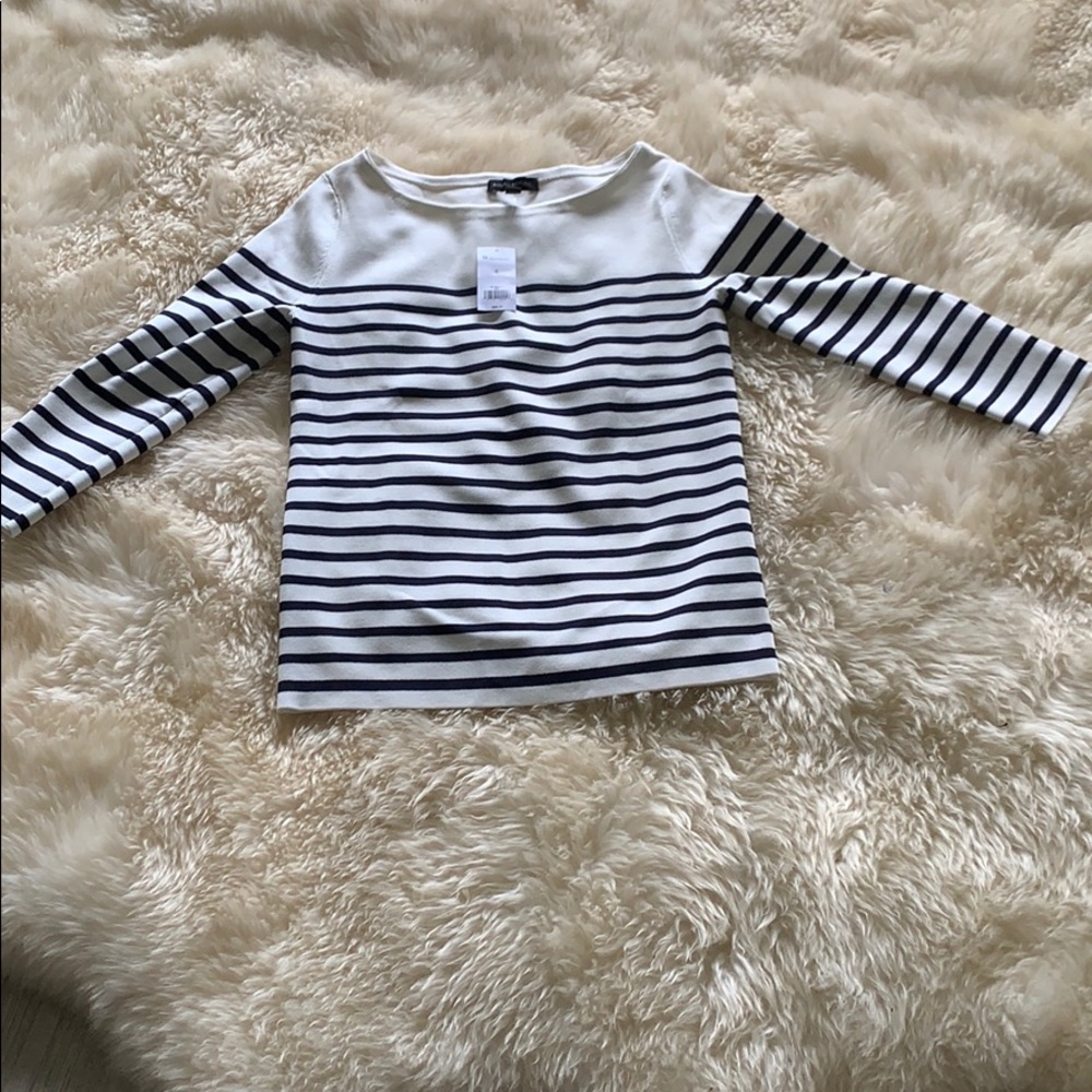 Banana republic quarter sleeve boat neck sweater